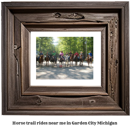 horse trail rides near me in Garden City, Michigan